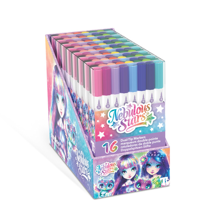 16-Pack Dual-Tip Markers