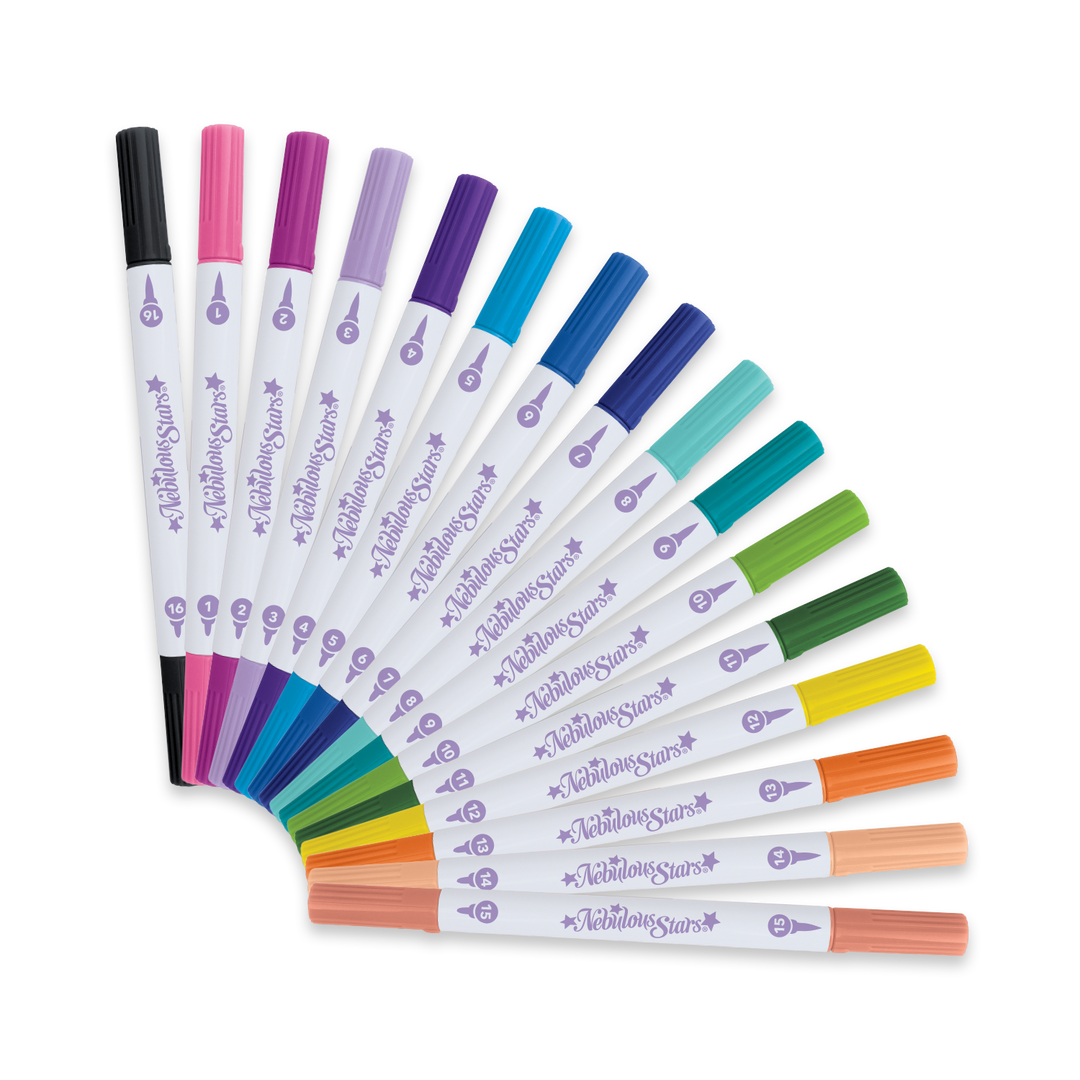 16-Pack Dual-Tip Markers