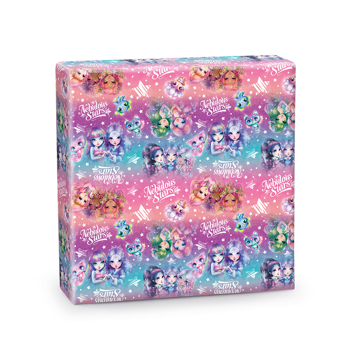 Vous avez besoin d'un papier cadeau Nebulous Stars ?