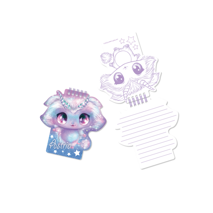 2-in-1 Fuzzy Notebook - Astria