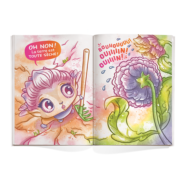 Roman Animoulous #6 - Paloma et les fleurs en pleurs - French