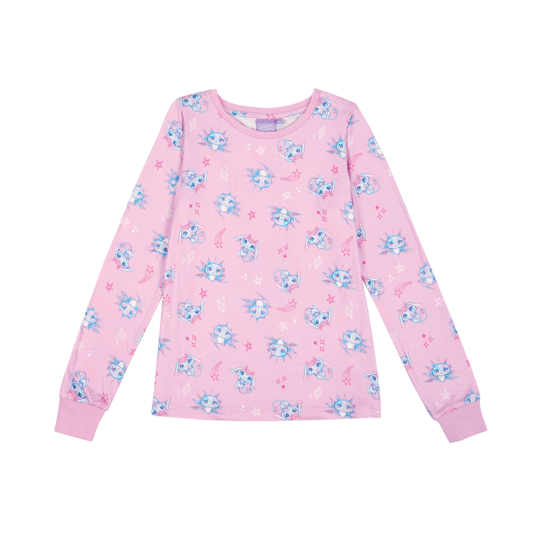 Agatha & Blizzia Printed Two-Piece Pajama Set