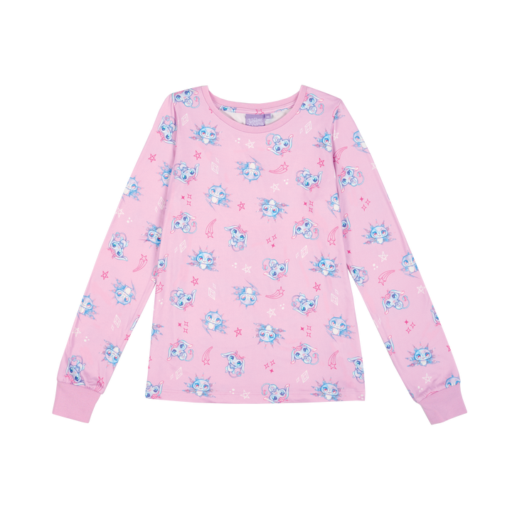 Agatha & Blizzia Printed Two-Piece Pajama Set