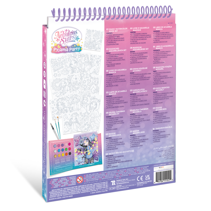 Magic watercolor book set - Pyjama Party