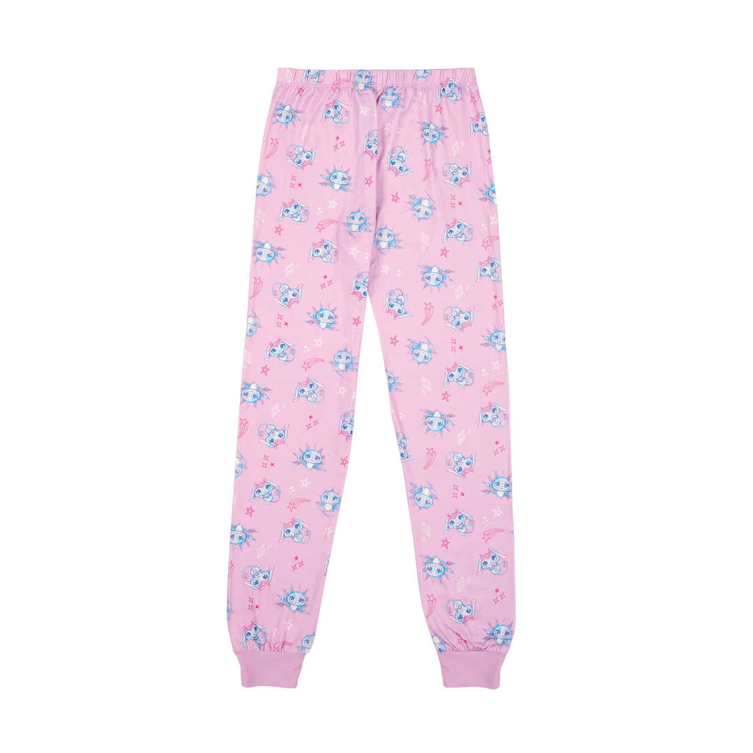 Agatha & Blizzia Printed Two-Piece Pajama Set