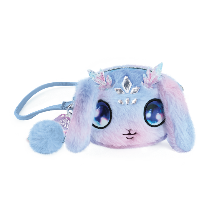 Fuzzy Crossbody Coin Purse - Agatha
