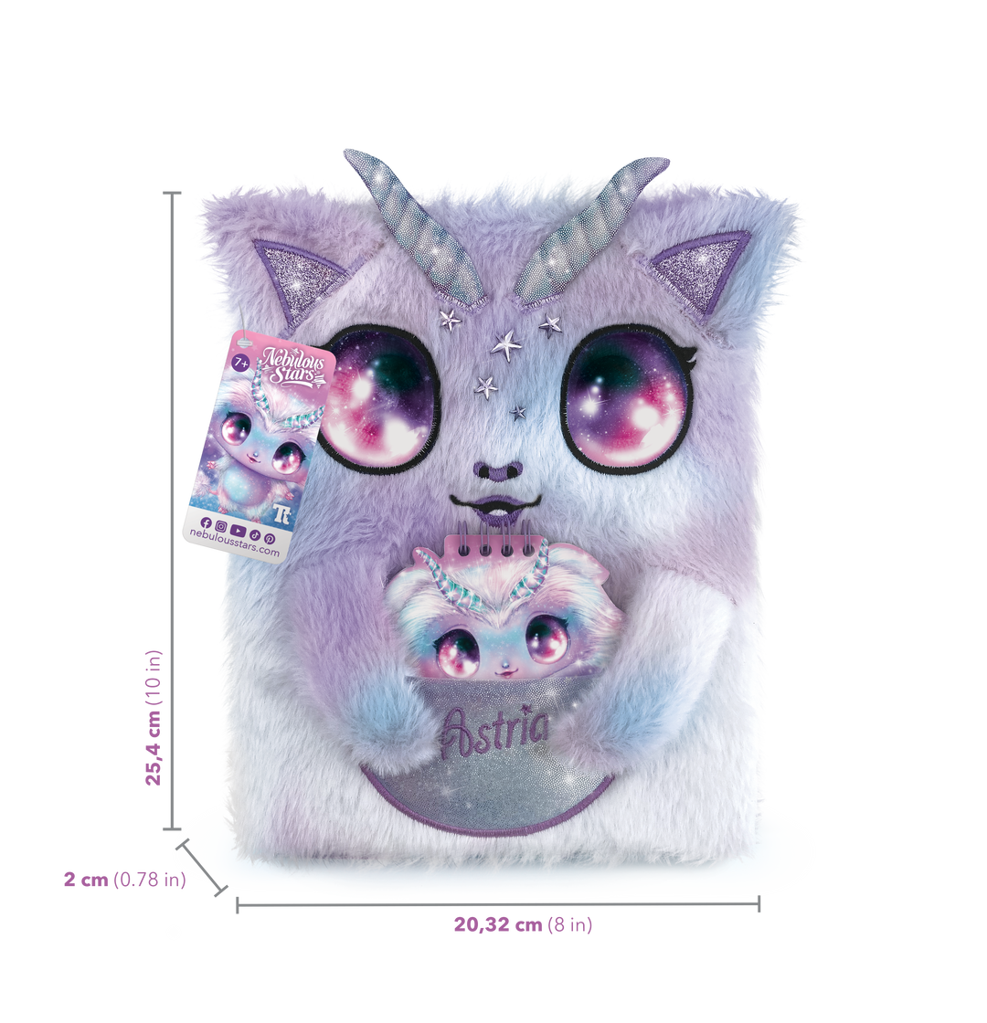 2-in-1 Fuzzy Notebook - Astria
