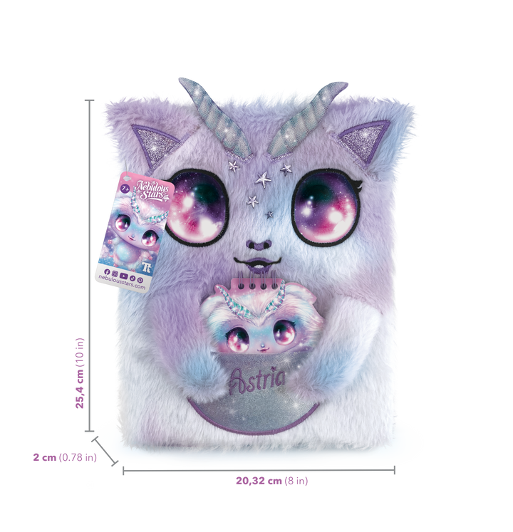 2-in-1 Fuzzy Notebook - Astria