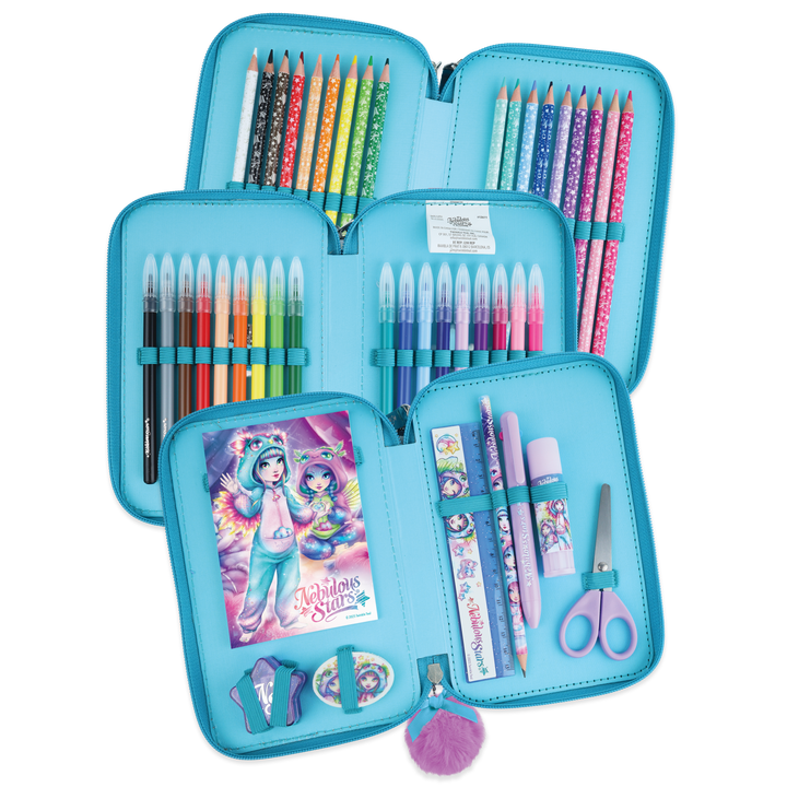 3-tier pencil case - Pyjama Party - Isadora & Nenuphia