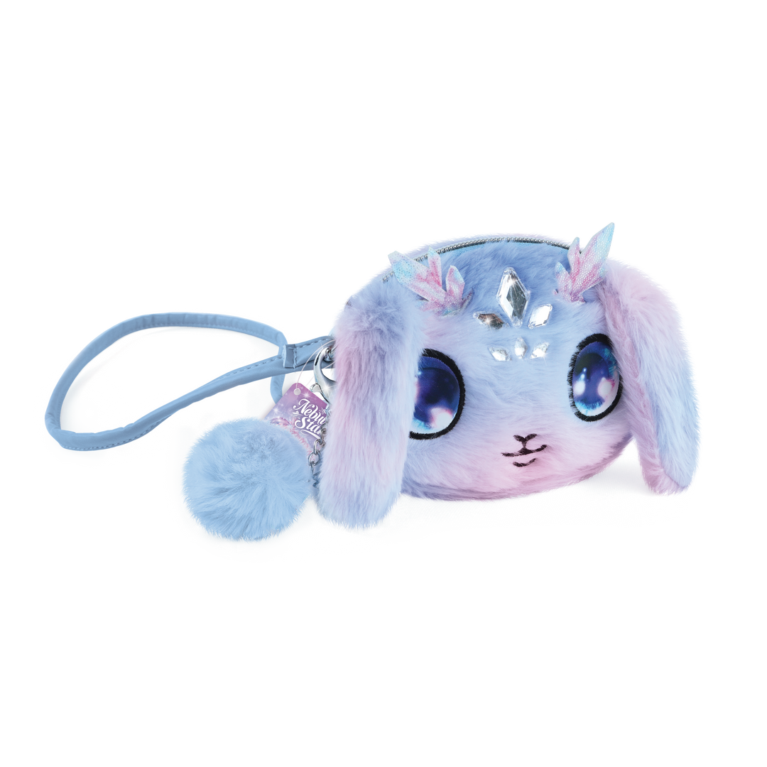 Fuzzy Crossbody Coin Purse - Agatha
