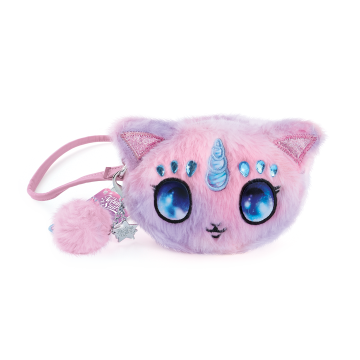 Fuzzy Crossbody Coin Purse - Stella