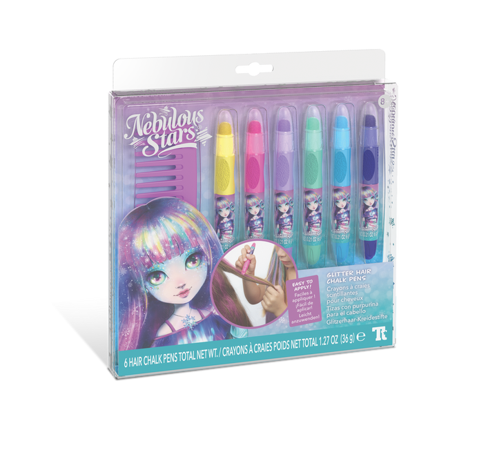 Glitter Hair Chalk Pens