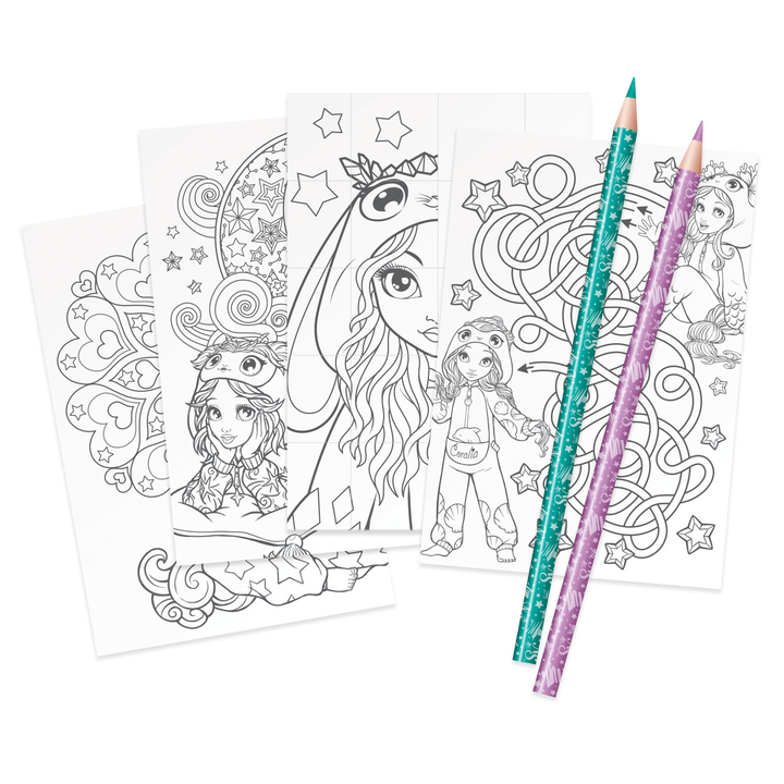 3-tier pencil case - Pyjama Party - Nebulia & Cristalia