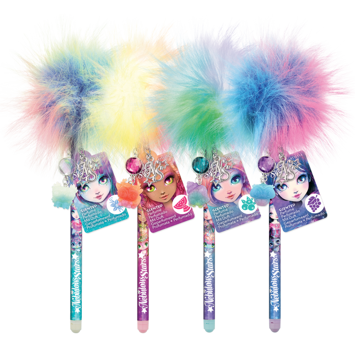 Penna profumata con pompon