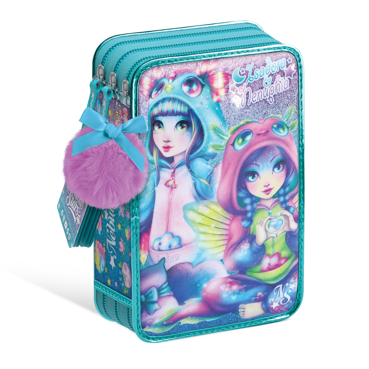 3-tier pencil case - Pyjama Party - Isadora & Nenuphia