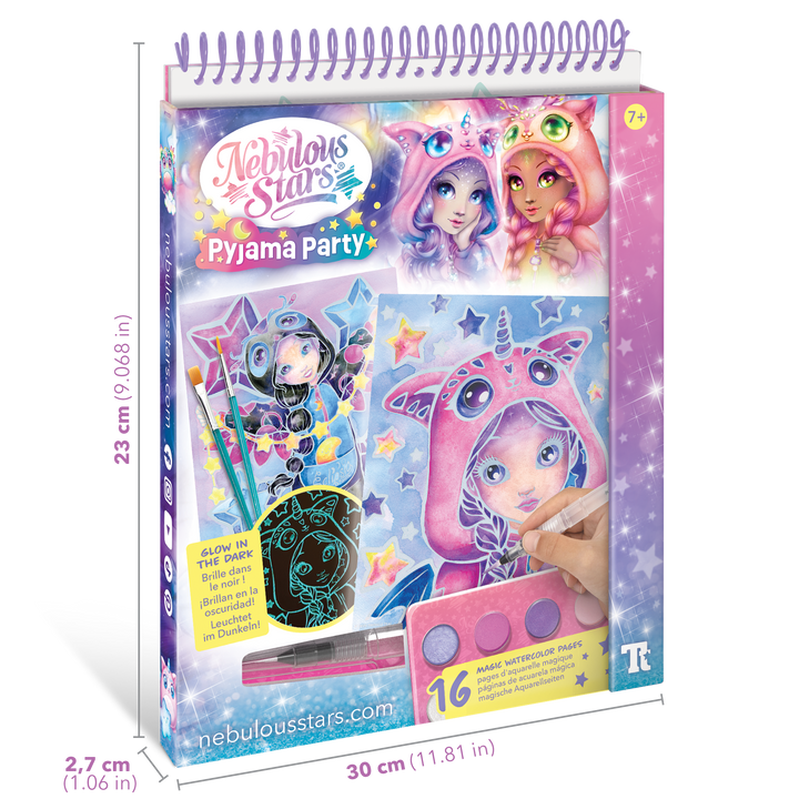 Magic watercolor book set - Pyjama Party