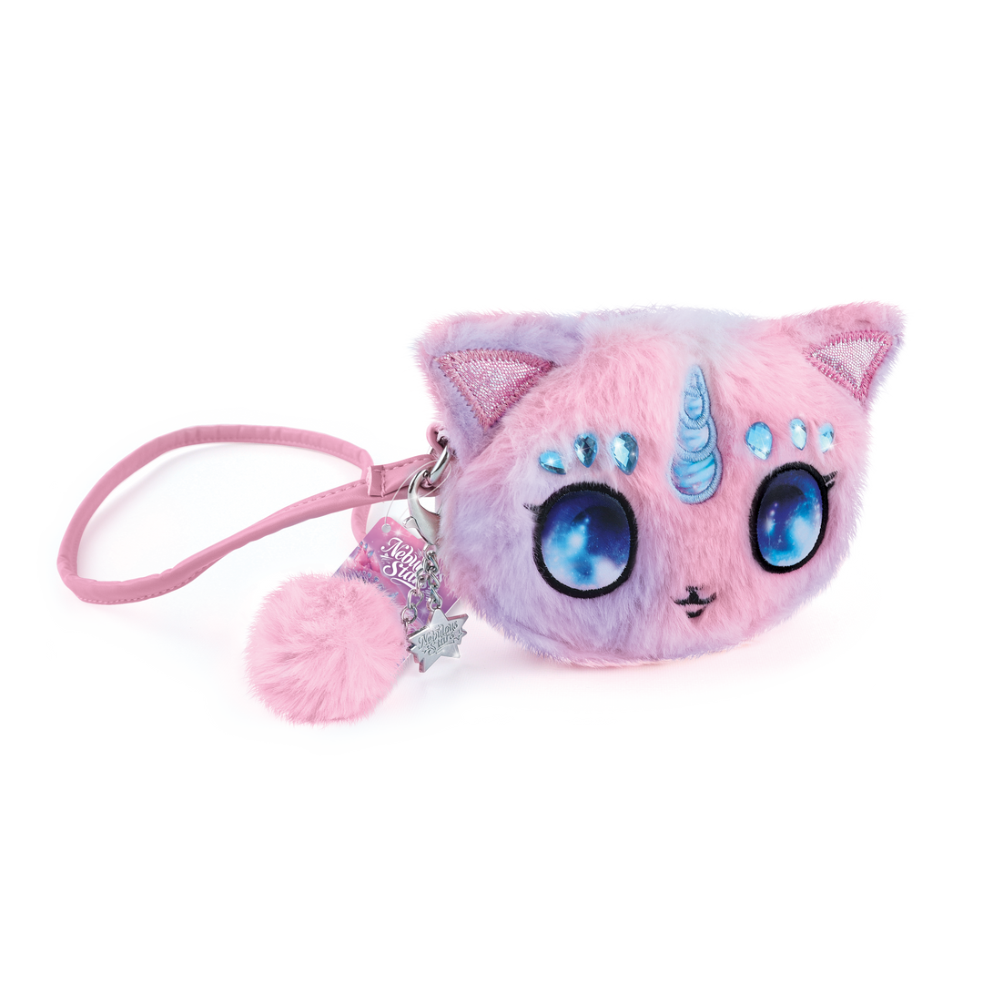 Fuzzy Crossbody Coin Purse - Stella