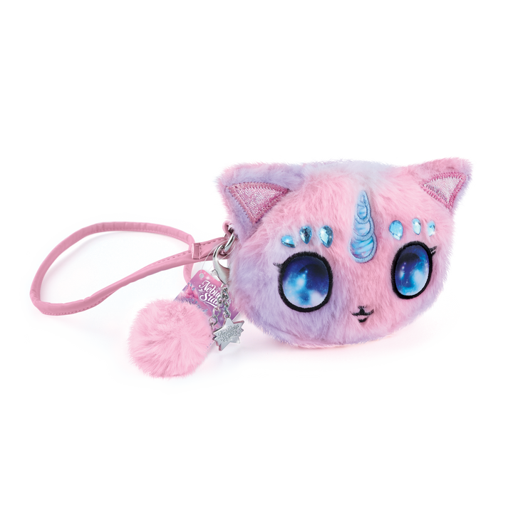 Fuzzy Crossbody Coin Purse - Stella