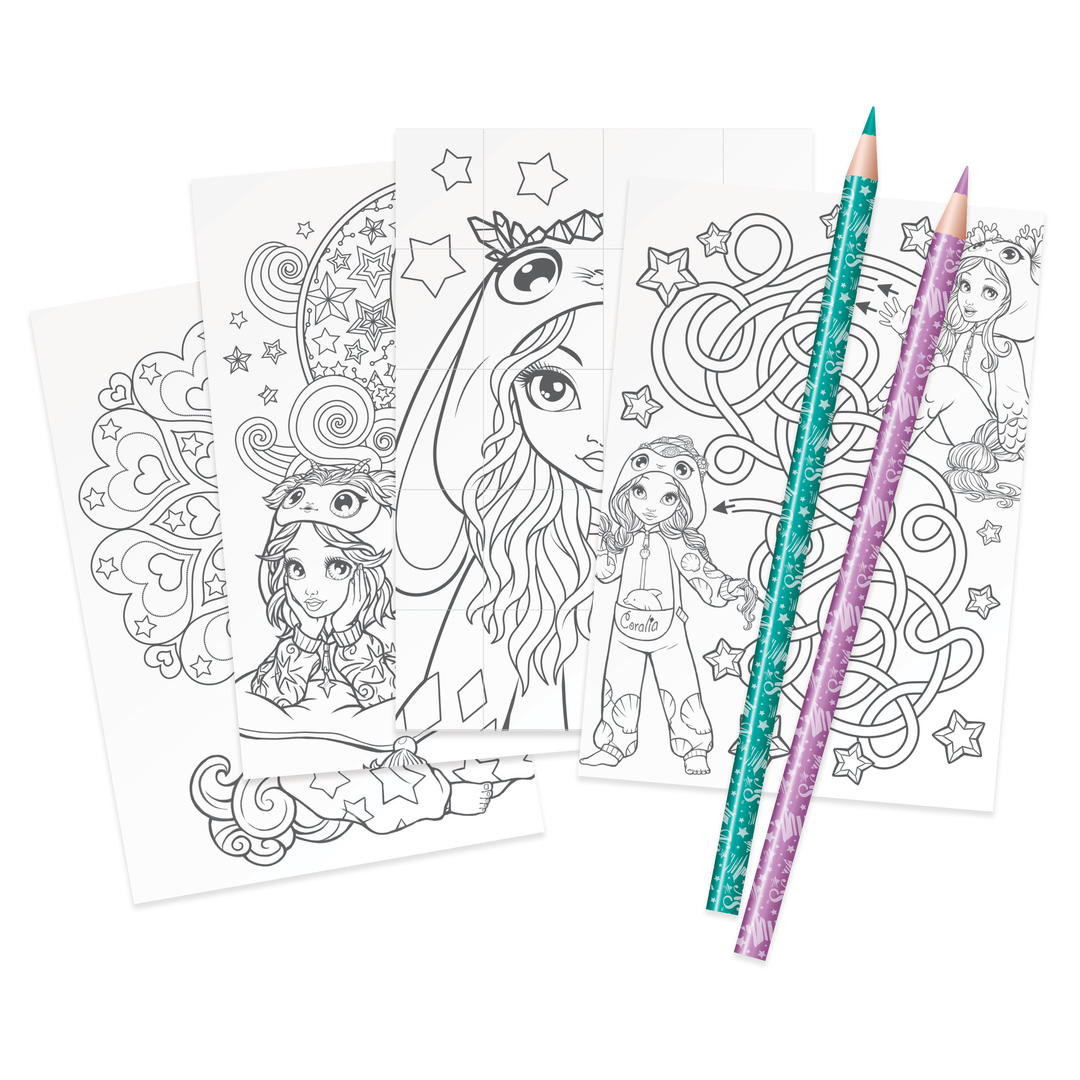 3-tier pencil case - Pyjama Party - Isadora & Nenuphia