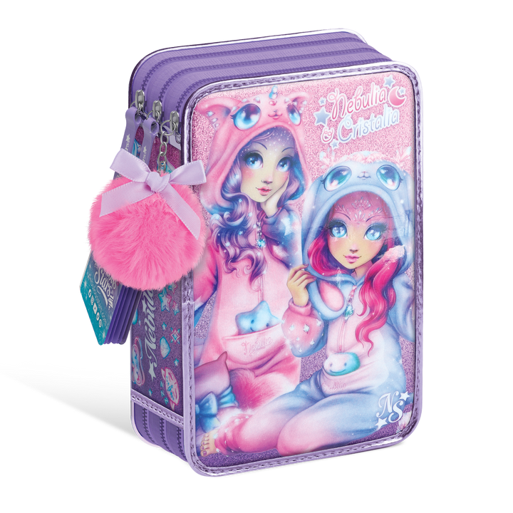 3-tier pencil case - Pyjama Party - Nebulia & Cristalia