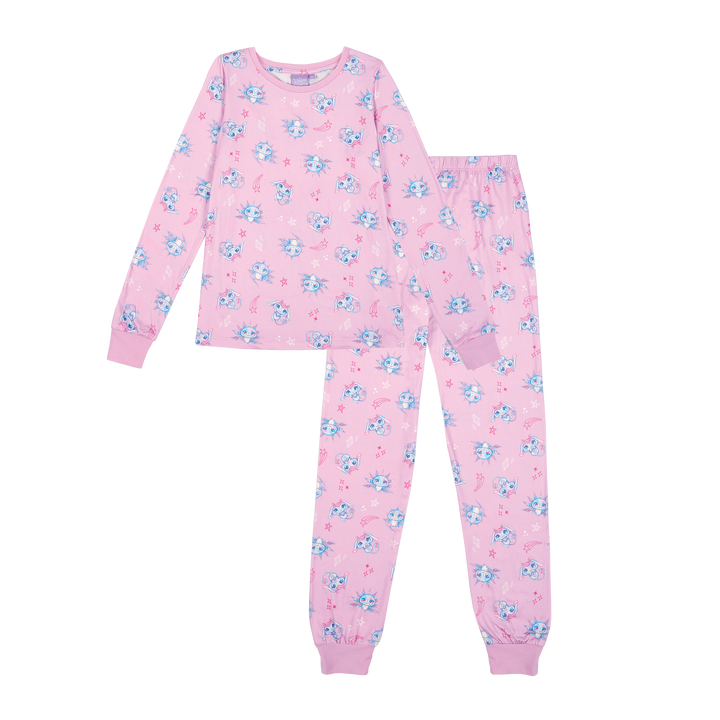 Agatha & Blizzia Printed Two-Piece Pajama Set
