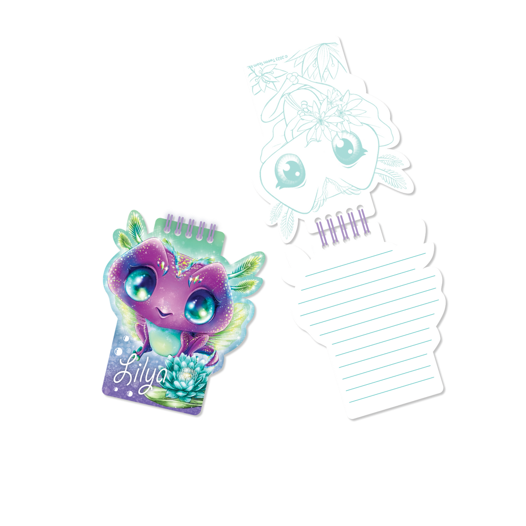 2-in-1 Fuzzy Notebook - Lilya