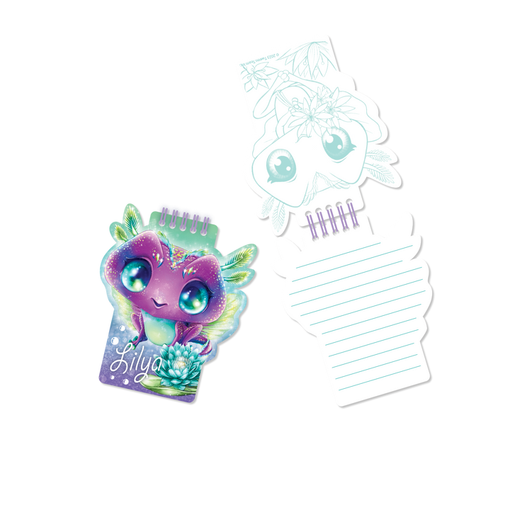 2-in-1 Fuzzy Notebook - Lilya