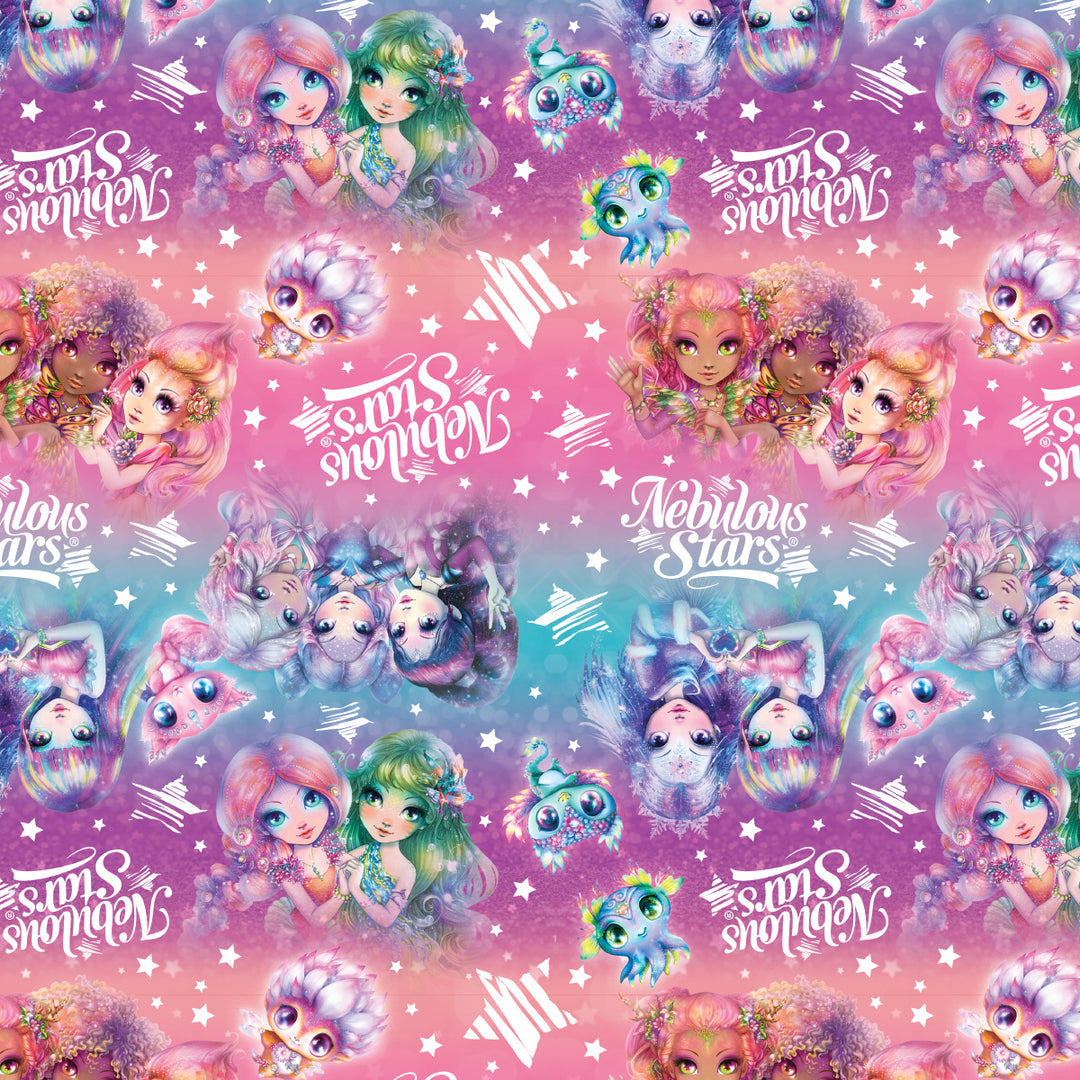 Vous avez besoin d'un papier cadeau Nebulous Stars ?