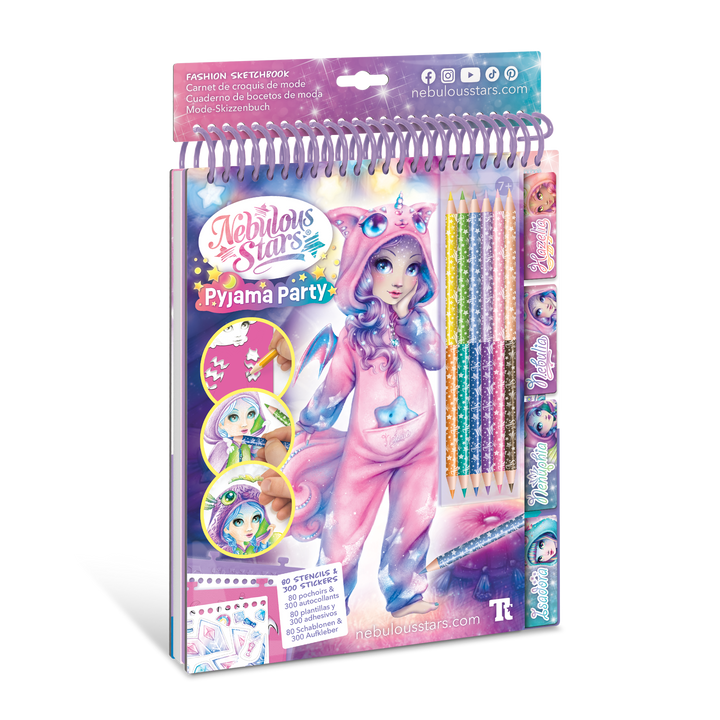 Fashion Sketchbook - Pyjama Party