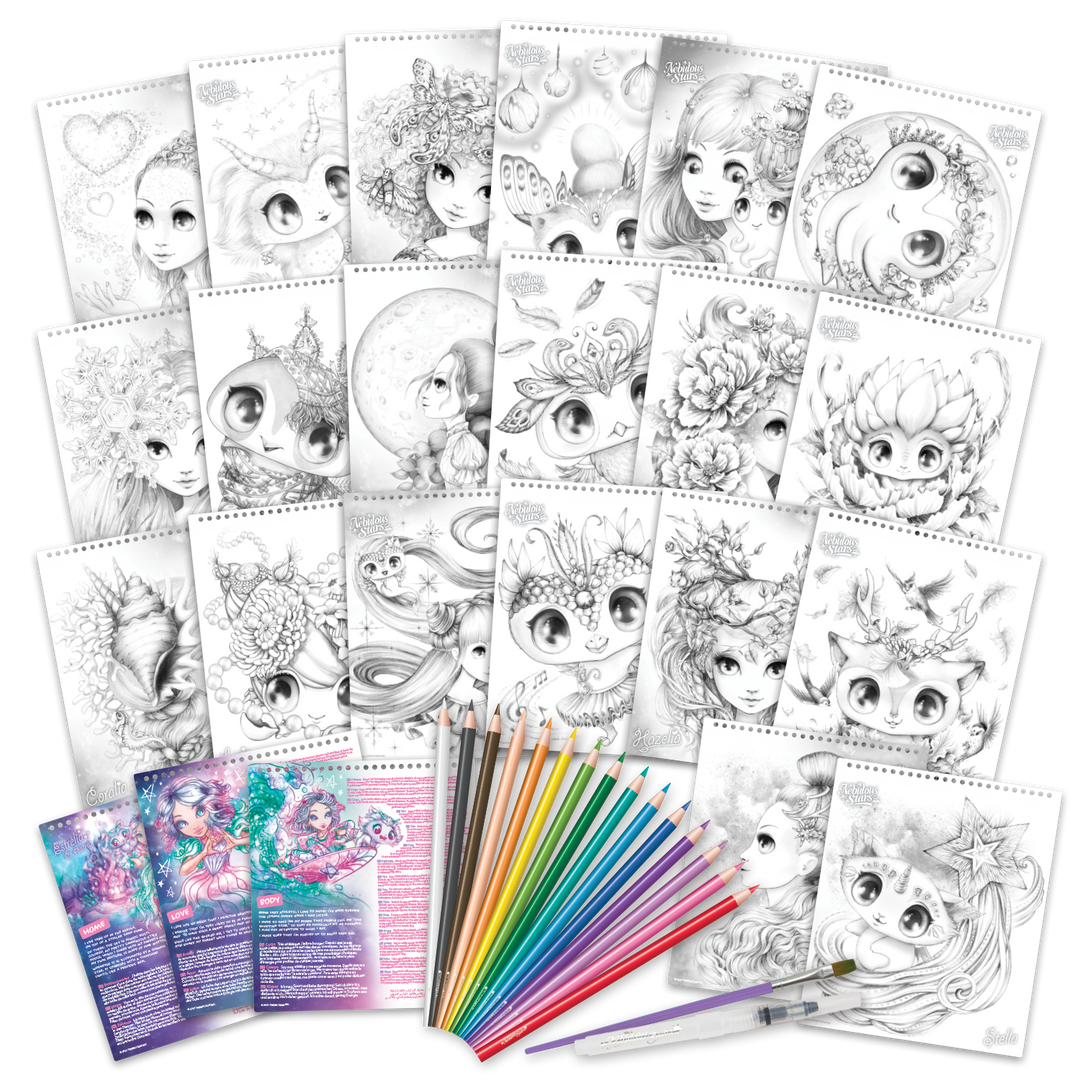 Watercoloring Book Set